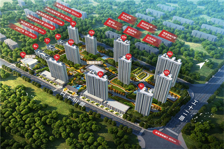 城南城建清华园3室2厅2卫139m2毛坯房