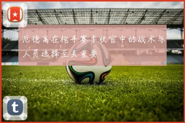 厄德高在枪手赛季收官中的战术与人员选择至关重要