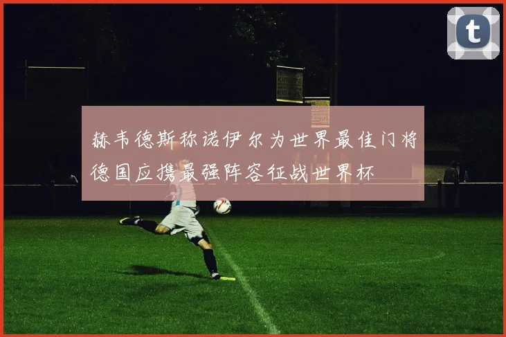赫韦德斯称诺伊尔为世界最佳门将德国应携最强阵容征战世界杯
